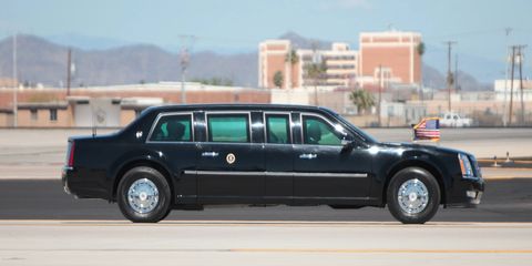The current fleet of presidential limousines was introduced in 2009.