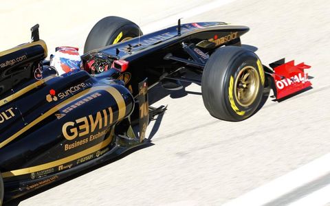 Formula One testing at Valenica