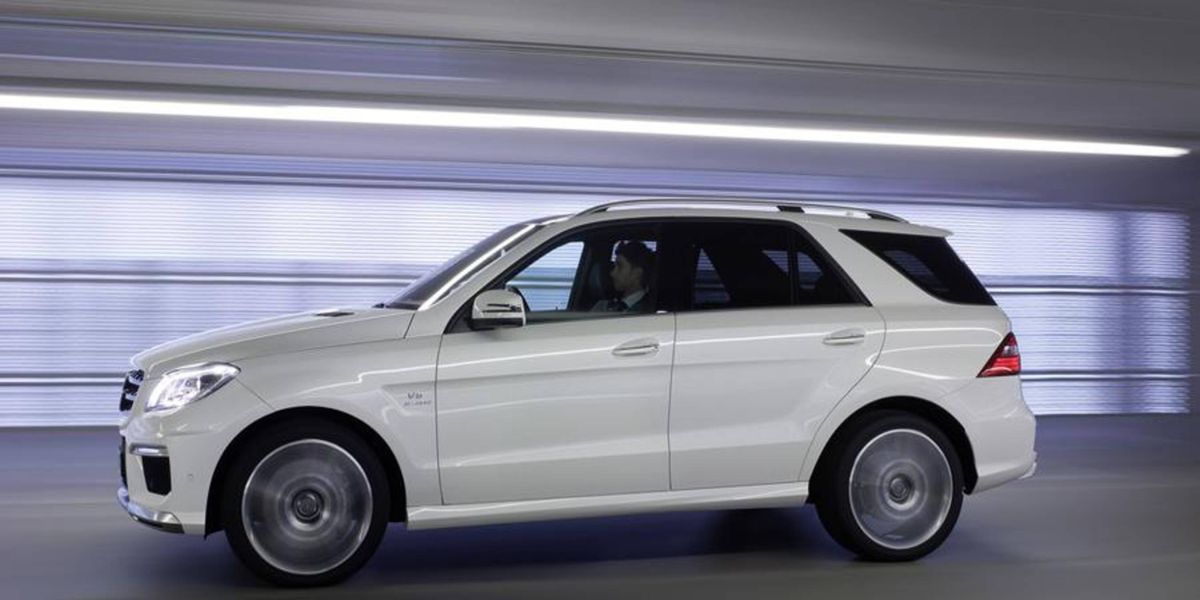 The 2012 Mercedes-Benz ML63 AMG offers ample cargo capacity according to editors.