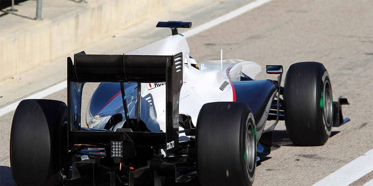 F1 testing kicked off at Valencia.