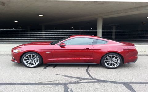 The biggest change for the 2015 Ford Mustang GT Premium Coupe is the independent rear suspension.