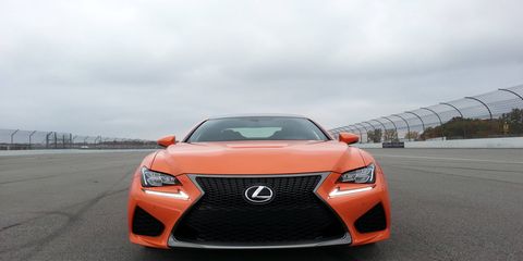 The 2015 Lexus RC F comes in at a base price of $63,325 with our tester topping off at $76,065.