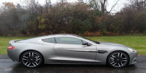 The 2015 Aston Martin Vanquish Coupe comes in at a base price of $287,820 with our tester topping off at $306,695.