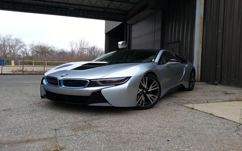 The 2014 BMW i8 is BMW's take on the hypercar of the future.