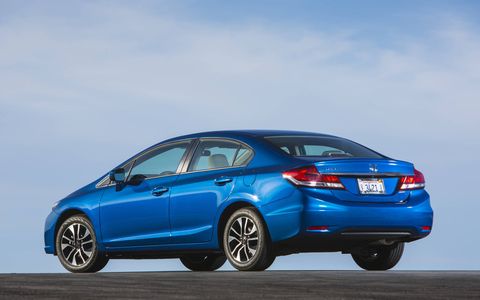 The Civic with the CVT managed 33 mpg average, while getting 39 mpg on the highway.