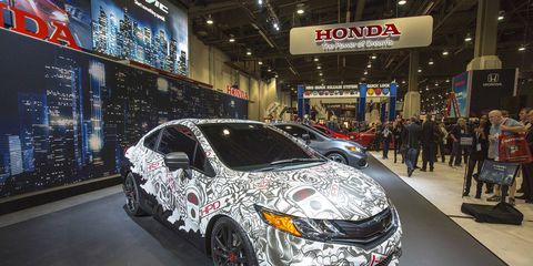 At last year's SEMA show, Honda debuted the 2014 Civic Si with a host of Honda Performance Development parts.