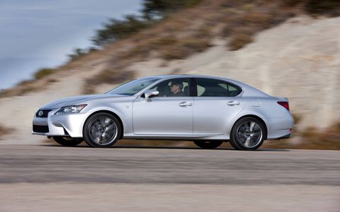 The 2015 Lexus GS 350 F Sport has a EPA-estimated fuel economy ratings of 19 mpg city, 26 mpg highway and 21 mpg combined.