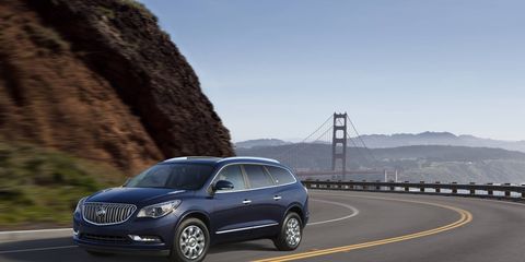 The 2015 Buick Enclave Premium Group is a relaxing people hauler.
