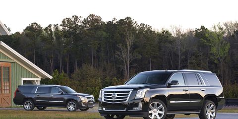 The 2015 Cadillac Escalade ESV Luxury comes in at a base price of $82,290 with our tester topping off at $84,290.