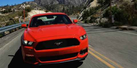 The Mustang, like this Ford Racing and Roush 600+ hp version, were the most popular cars at the SEMA show this year.