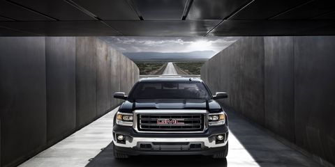 The 2015 GMC Sierra 1500 SLT Crew Cab is enhanced with greater connectivity and an eight-speed automatic transmission.