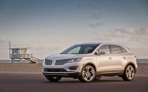 The 2015 Lincoln MKC receives an EPA-estimated 20 mpg combined fuel economy.