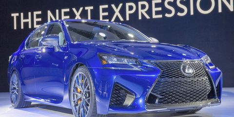 The Lexus GS F, shown here at the 2015 New York Auto Show, may soon be available for a set price at your local Lexus dealership.