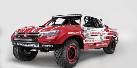 This SEMA Honda Ridgeline Baja racer is the future of Honda's off-road racing and mid-sized truck sales