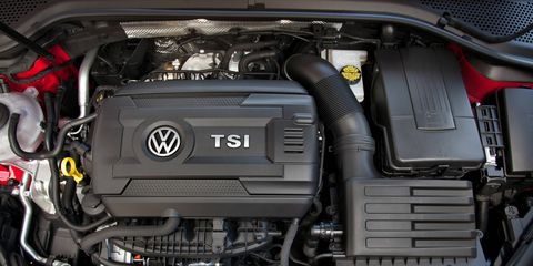The 2015 Volkswagen Golf GTI SE 4-Door is equipped with a 2.0-liter turbocharged I4 that pushes out 210 hp with 258 lb-ft of torque.