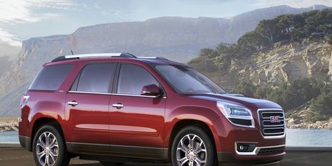 Affected vehicles from the 2016 model year include the GMC Acadia, Chevrolet Traverse, and Buick Enclave.