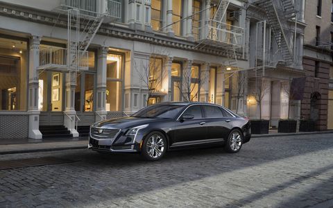 The 2016 Cadillac CT6 luxury sedan debuts before the New York auto show