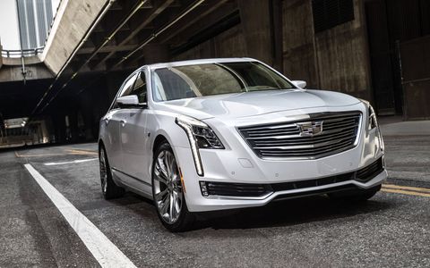 The CT6 is Cadillac's new big luxury car, set to do battle with the BMW's and Mercedes' of the world. Size-wise, it slots between a 5-Series and 7-Series.