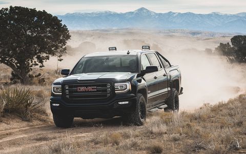 The X trim adds even more off-road parts to the All Terrain Sierra.