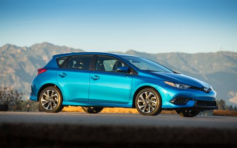 The Scion iM is the hatchback and the iA is the sedan.
