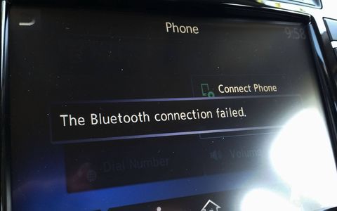 Many car companies still haven't fully sorted out this Bluetooth connectivity thing. Patience was required to reconnect my phone after restarting the car.