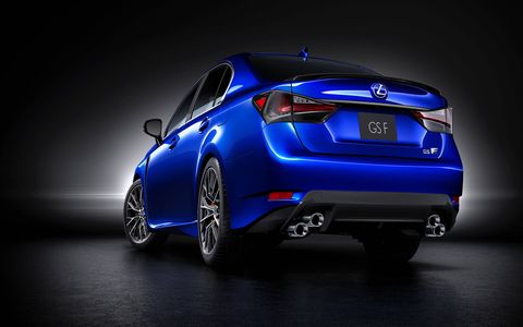 The 2016 Lexus GS F performance sedan will debut at the 2015 Detroit auto show.