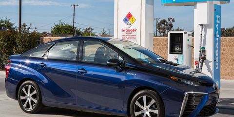 The 2016 Toyota Mirai will pace the NASCAR Sprint Cup Series race on Sunday.