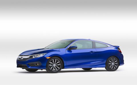 Honda revealed the production version of its Civic Coupe the night before the LA auto show at its Advanced Design Center just a few blocks away from the show in downtown Los Angeles.