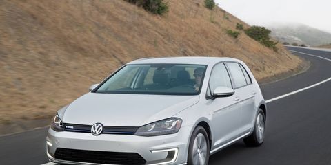 The Volkswagen e-Golf is the first of what VW promises will be many electric cars to come. The new model adds more batteries to increase EPA range to 125 miles, all in a sporty and practical Golf.