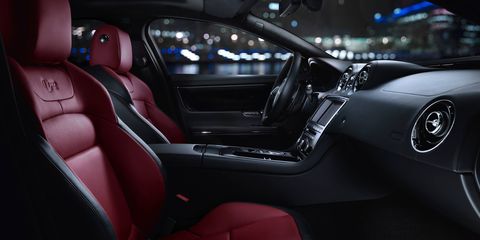 Inside the 2016 Jaguar XJ luxury sedan