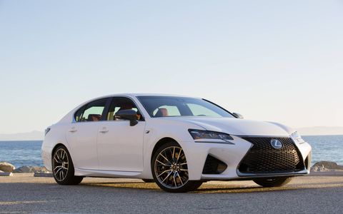 The Lexus GS-F high-performance sports sedan is revamped for 2016.