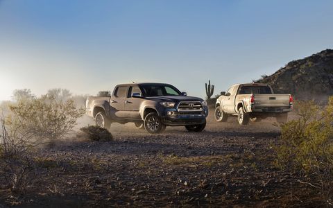 The 2016 Toyota Tacoma has been revealed at the Detroit auto show. Buyers get a choice of two engines, including an Atkinson cycle V6, and five trims.
