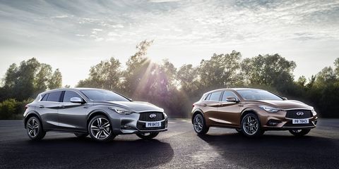 Say goodbye to the Q30 and hello to the lower, front-wheel-drive QX30.