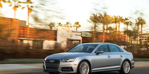 The 2018 Audi A4 has a 2.0-liter turbocharged I4 making 252 hp.