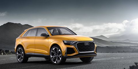 Audi brought the Q8 Sport concept to Geneva this year, featuring a 3.0-liter V6 paired with a mild hybrid system.