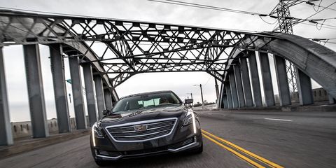 The 2017 Cadillac CT6 offers one of three drivetrains: a 2.0-liter I4 turbo, 3.6-liter V6 and a 3.0-liter twin turbo that offers an estimated 404 hp and 400 lb-ft of torque.