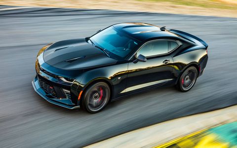 The 2017 Chevy Camaro will offer the 1LE track package for both V6 and V8 cars.