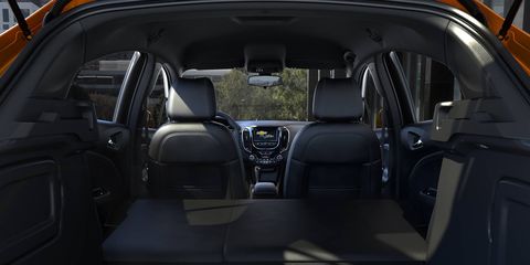The 2017 Chevrolet Cruze hatch’s interior is about the same as what you'll find in the sedan.