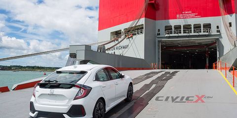 The 2017 Civic hatchback will most likely be coming with the same four-cylinder engine currently on offer from Honda.