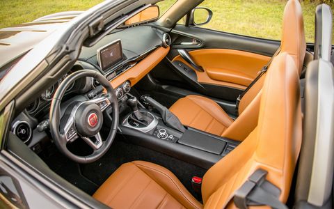 Fiat's version of the Miata offers a slightly more luxurious B-road attack experience.