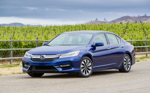 The Accord Hybrid gets almost 50 mpg.
