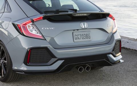 For 2017, the Honda Civic line again gains a hatchback model which, in Sport trim, offers a lot for driving enthusiasts who need inexpensive transportation.