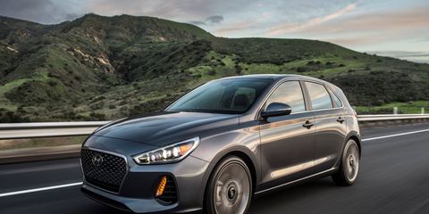 The 2018 Elantra GT lands this summer with two engines on the menu, along with a dual-clutch automatic in the top Sport version.