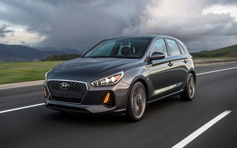 The 2018 Elantra GT lands this summer with two engines on the menu, along with a dual-clutch automatic in the top Sport version.