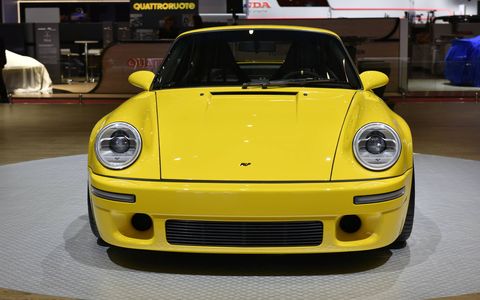 This is the first RUF sports car to be based on a chassis completely of the firm’s own design with a body that pays tribute to the 1987 CTR “Yellow Bird.”