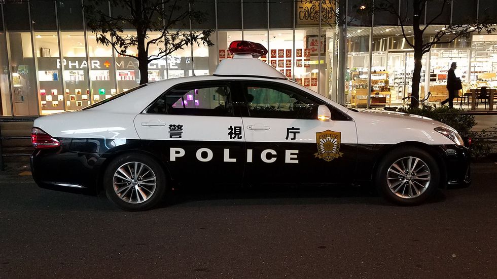 japanese police car toyota