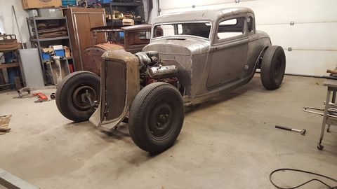 This 1933 Plymouth followed John home from a friend's house simply because he wanted to own a coupe.