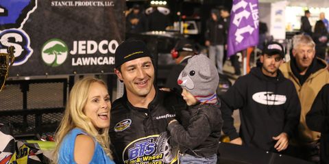 NASCAR crew chief Matt McCall won a Late Model race on Sunday in controversial fashion.