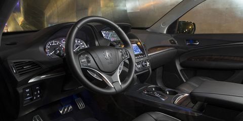 The 2017 Acura MDX Sport Hybrid has the same interior space as the gasoline version.