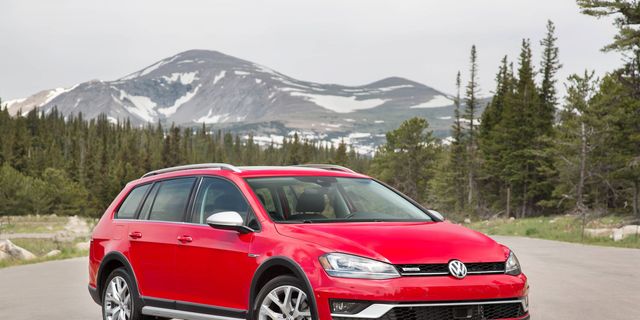 Take a Golf Sportwagen, raise it a tiny bit and add some offroad(ish) hardware and software and voila! The Golf Alltrack